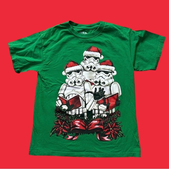 Youth Star Wars Christmas Tee - Picture 5 of 5